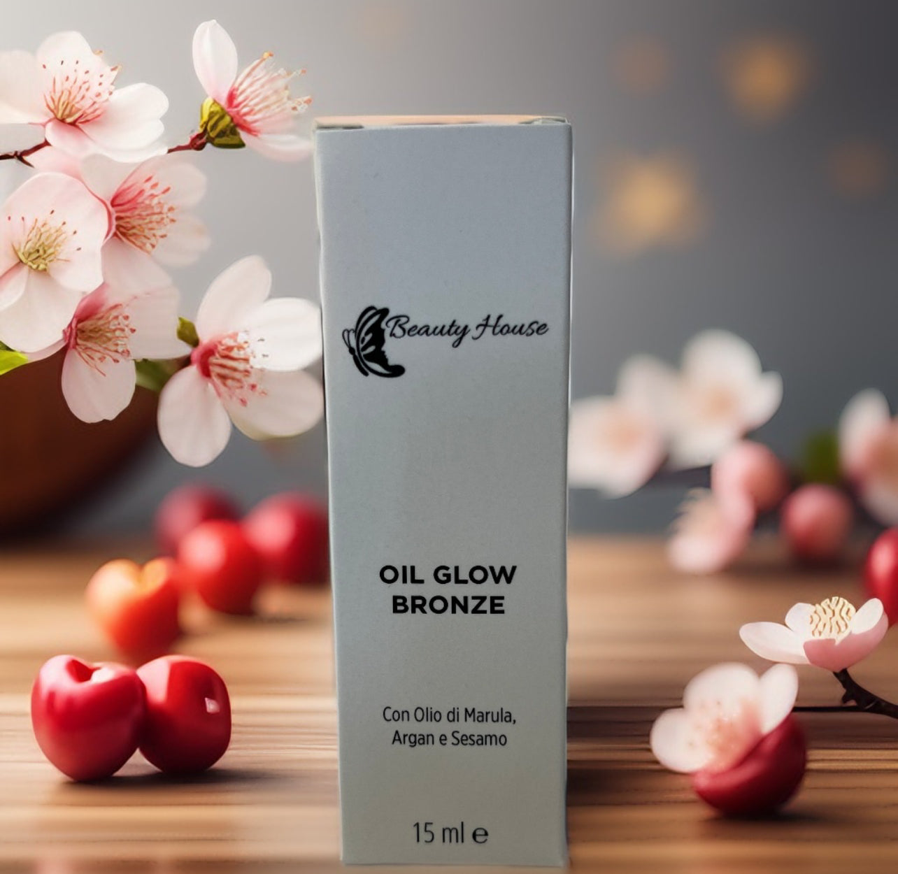 Olio Glow Bronze per Viso, Corpo e Capelli