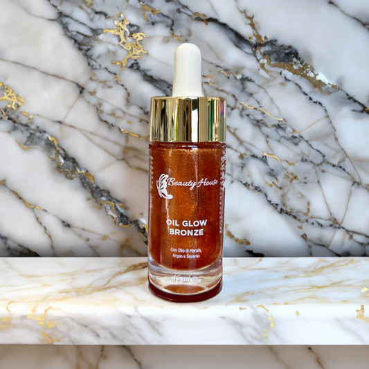 Olio Glow Bronze per Viso, Corpo e Capelli