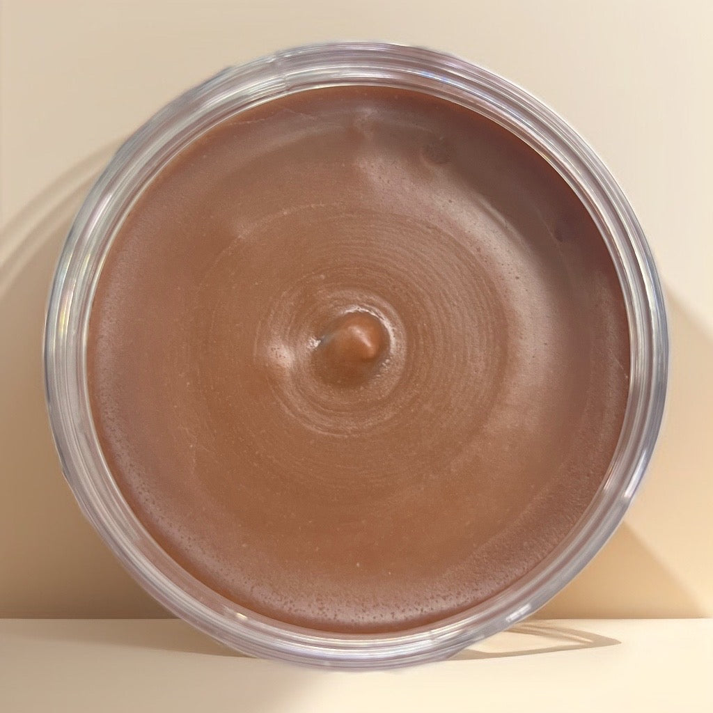 Chocolate body scrub butter